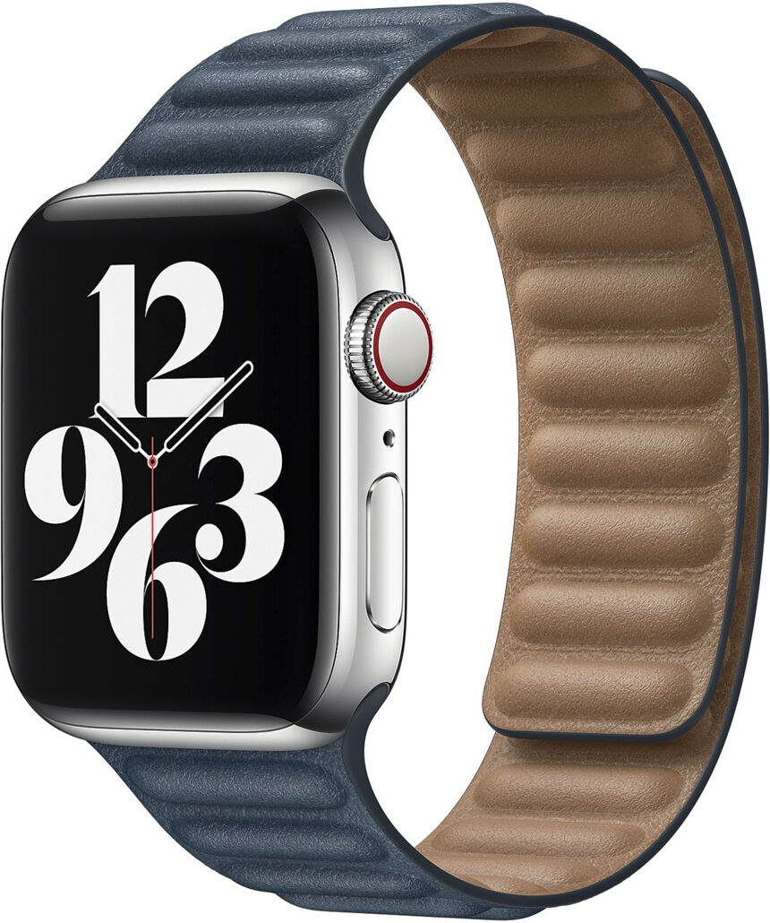 iMoshion Bracelet en cuir vegan Apple Watch Series 1-6 / SE - 42/44mm - Bleu foncé iMoshion Bracelet en cuir vegan Apple Watch Series 1-6 / SE - 42/44mm - Bleu foncé