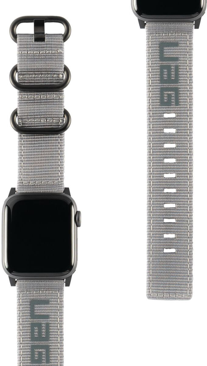 UAG Bracelet Nato pour montre Apple Série 1 à 6 / SE - 38/40mm - Gris