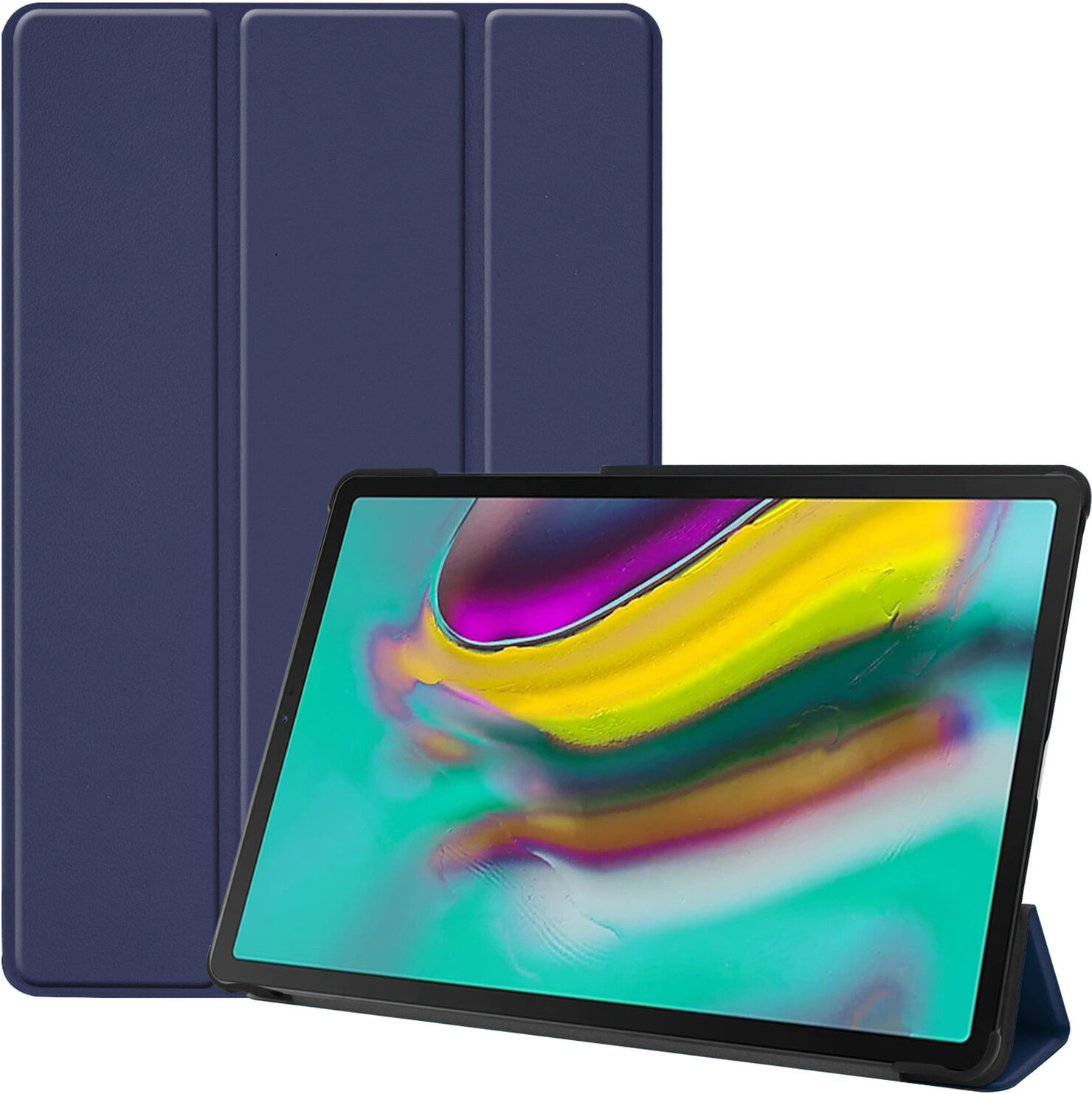 iMoshion Étui de tablette portefeuille Trifold pour Samsung Galaxy Tab S5e - Bleu iMoshion Étui de tablette portefeuille Trifold pour Samsung Galaxy Tab S5e - Bleu