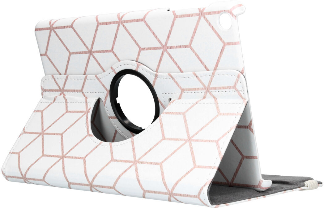 Coquedetelephone.fr Étui de tablette Design rotatif à 360° pour le Galaxy Tab A 10.1 (2019) - Cubes Rose Coquedetelephone.fr Étui de tablette Design rotatif à 360° pour le Galaxy Tab A 10.1 (2019) - Cubes Rose