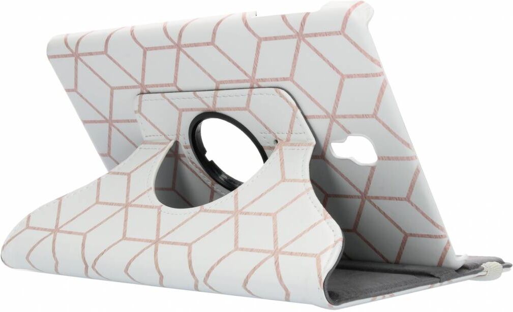 Coquedetelephone.fr Étui de tablette Design rotatif à 360° pour le Galaxy Tab A 10.5 (2018) - Cubes Rose Coquedetelephone.fr Étui de tablette Design rotatif à 360° pour le Galaxy Tab A 10.5 (2018) - Cubes Rose