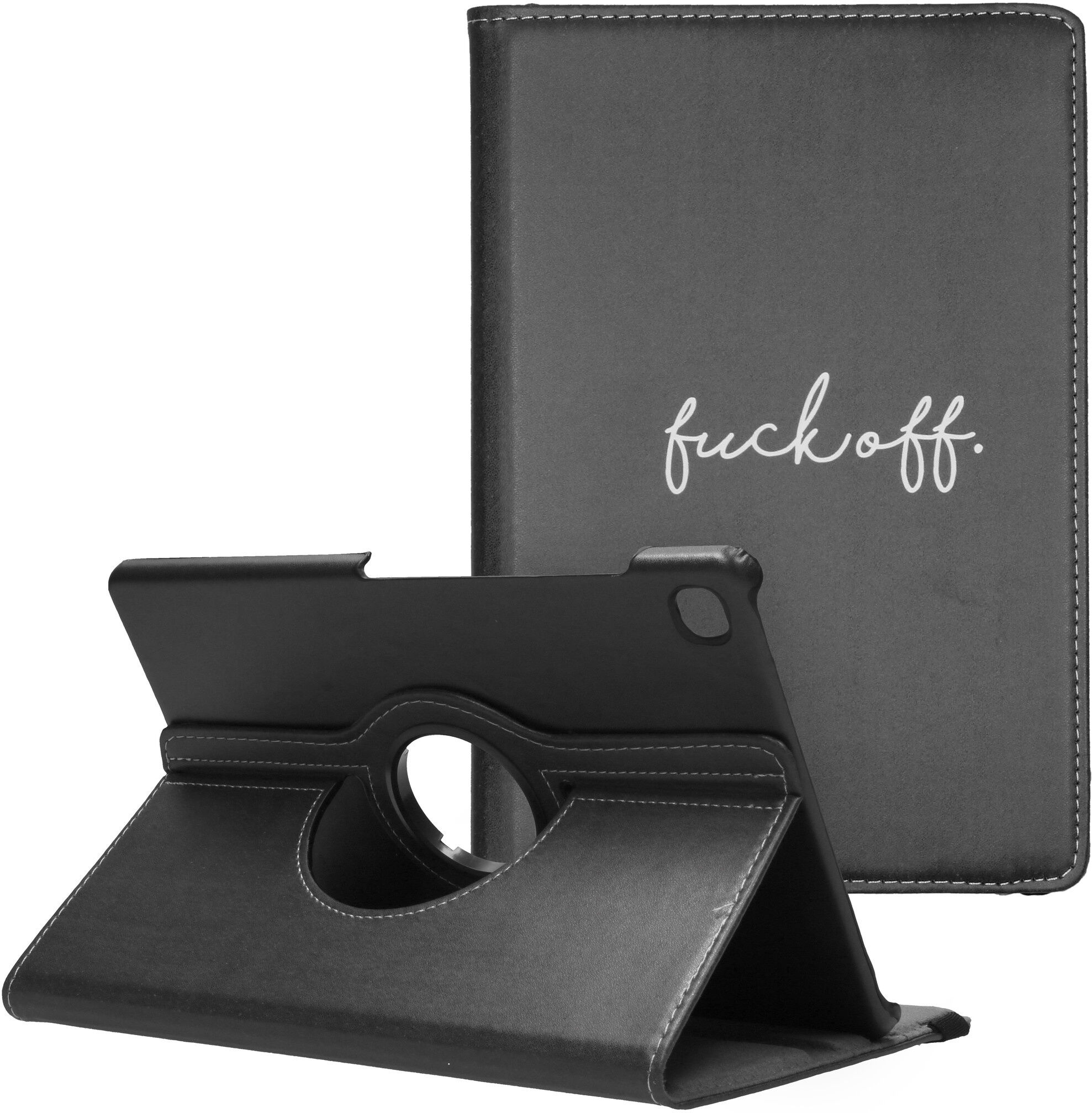 Coquedetelephone.fr Étui de tablette Design rotatif à 360° pour le Samsung Galaxy Tab S5e - Fuck Off Coquedetelephone.fr Étui de tablette Design rotatif à 360° pour le Samsung Galaxy Tab S5e - Fuck Off