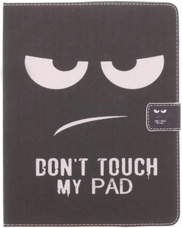 Coquedetelephone.fr Étui à rabat silicone design pour iPad 2 / 3 / 4 - Don't touch my pad Coquedetelephone.fr Étui à rabat silicone design pour iPad 2 / 3 / 4 - Don't touch my pad