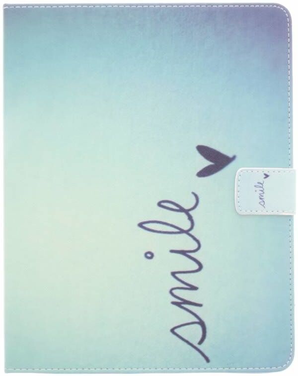Coquedetelephone.fr Étui à rabat silicone design pour iPad 2 / 3 / 4 - Smile Coquedetelephone.fr Étui à rabat silicone design pour iPad 2 / 3 / 4 - Smile