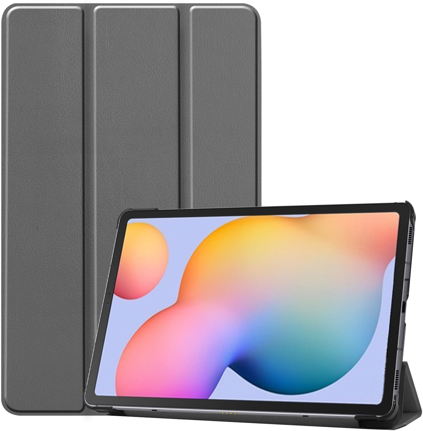 iMoshion Étui de tablette portefeuille Trifold pour le Samsung Galaxy Tab S6 Lite - Gris iMoshion Étui de tablette portefeuille Trifold pour le Samsung Galaxy Tab S6 Lite - Gris