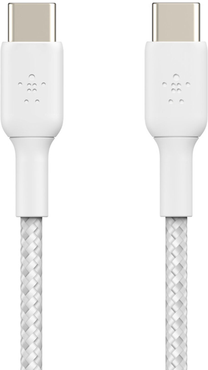 Belkin Boost↑Charge™ Braided USB-C vers câble USB-C - 1 mètre - Blanc Belkin Boost↑Charge™ Braided USB-C vers câble USB-C - 1 mètre - Blanc