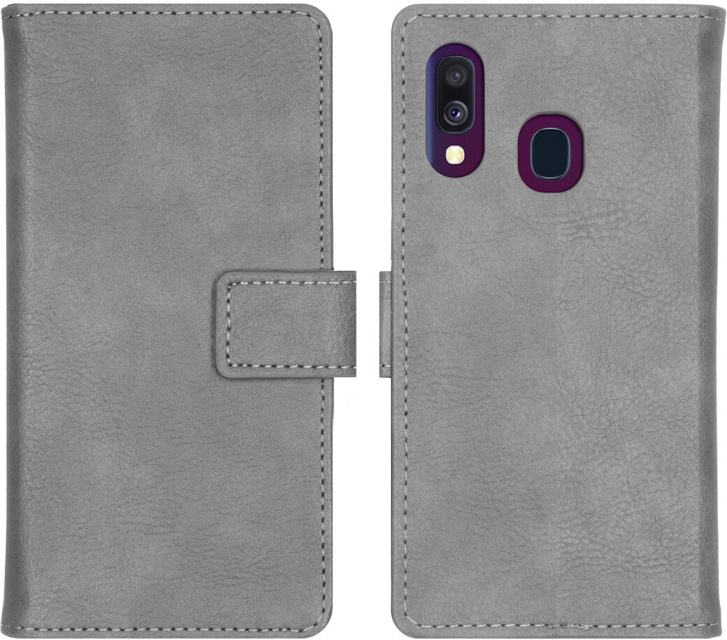 iMoshion Étui de téléphone portefeuille Luxe pour le Samsung Galaxy A40 - Gris iMoshion Étui de téléphone portefeuille Luxe pour le Samsung Galaxy A40 - Gris