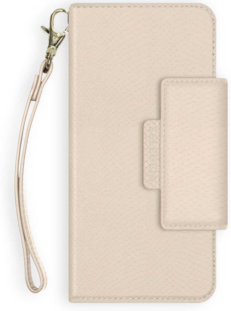 Selencia Etui portefeuille serpent amovible 2-en-1 Llyr pour l'iPhone 11 - Blanc