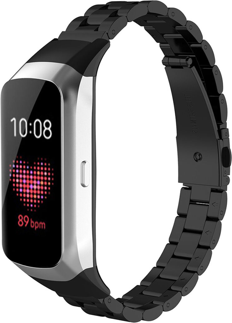 iMoshion Bracelet de montre en acier pour le Samsung Galaxy Fit - Noir