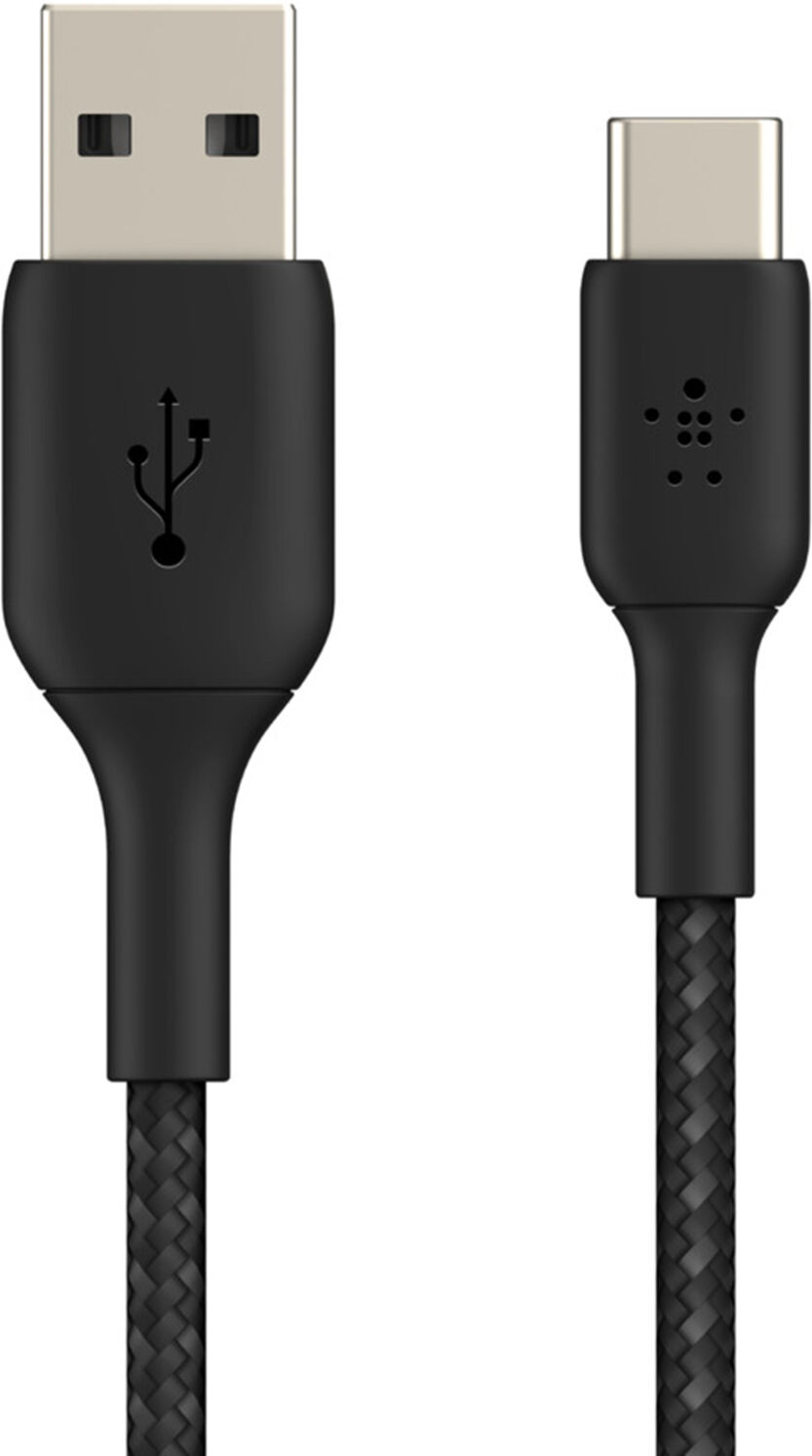 Belkin Boost↑Charge™ Braided USB-C vers câble USB - 3 mètres - Noir Belkin Boost↑Charge™ Braided USB-C vers câble USB - 3 mètres - Noir