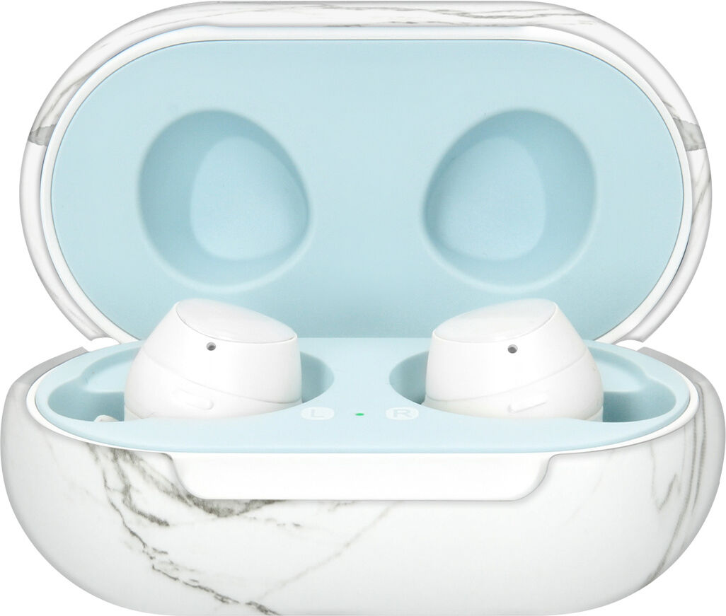 iMoshion Coque hardcover pour Samsung Galaxy Buds Plus / Buds - Marbre Blanc iMoshion Coque hardcover pour Samsung Galaxy Buds Plus / Buds - Marbre Blanc