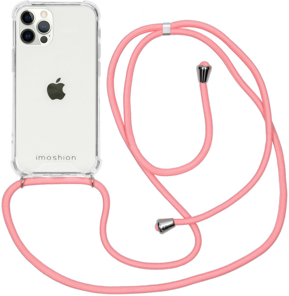 iMoshion Coque avec cordon pour l'iPhone 12 (Pro) - Rose iMoshion Coque avec cordon pour l'iPhone 12 (Pro) - Rose