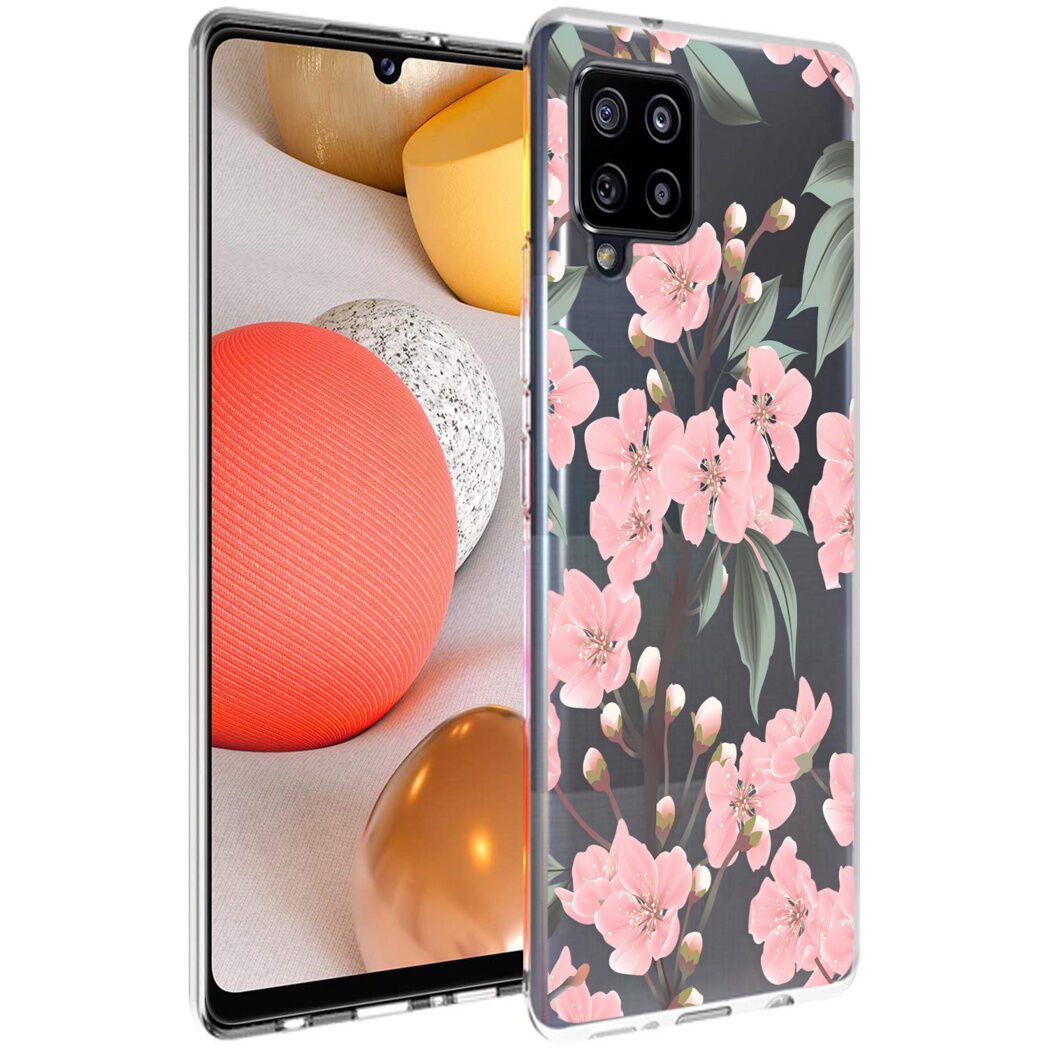 iMoshion Coque Design pour le Samsung Galaxy A42 - Fleur - Rose / Vert iMoshion Coque Design pour le Samsung Galaxy A42 - Fleur - Rose / Vert