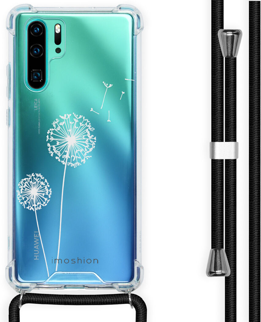 iMoshion Coque Design avec cordon pour le Huawei P30 Pro - Pissenlit - Blanc