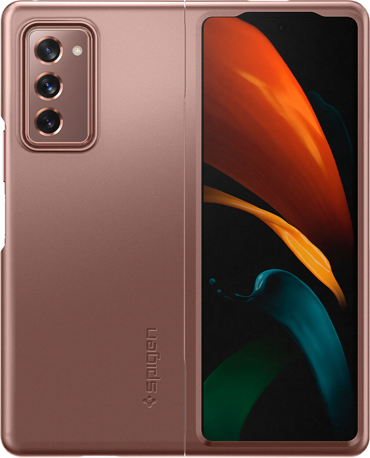 Spigen Coque Thin Fit pour le Samsung Galaxy Z Fold2 - Bronze