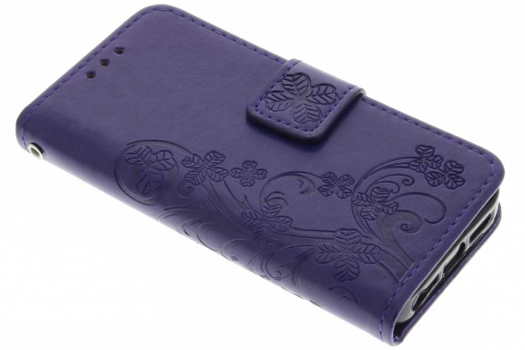 Coquedetelephone.fr Etui de téléphone Fleurs de Trèfle pour l'iPhone SE / 5 / 5s - Violet Coquedetelephone.fr Etui de téléphone Fleurs de Trèfle pour l'iPhone SE / 5 / 5s - Violet