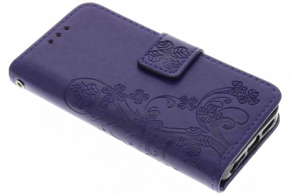 Coquedetelephone.fr Etui de téléphone Fleurs de Trèfle pour l'iPhone SE / 5 / 5s - Violet