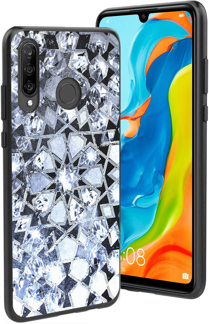 iMoshion Coque Design pour l'Huawei P30 Lite - Graphique - Bling Argent iMoshion Coque Design pour l'Huawei P30 Lite - Graphique - Bling Argent