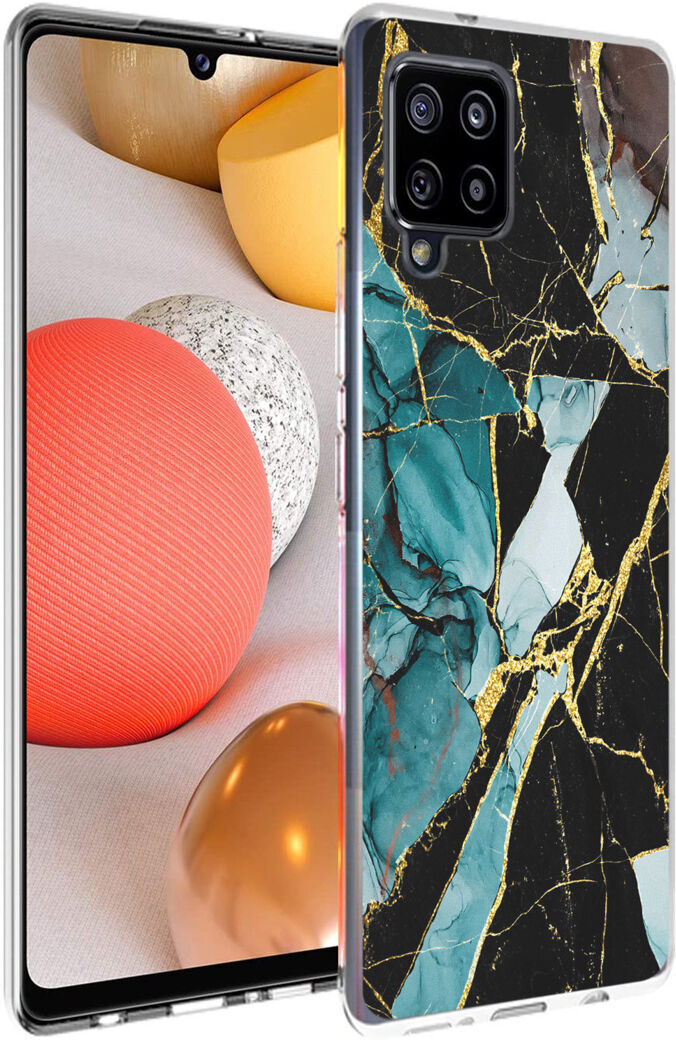 iMoshion Coque Design pour le Samsung Galaxy A42 - Marbre - Bleu iMoshion Coque Design pour le Samsung Galaxy A42 - Marbre - Bleu