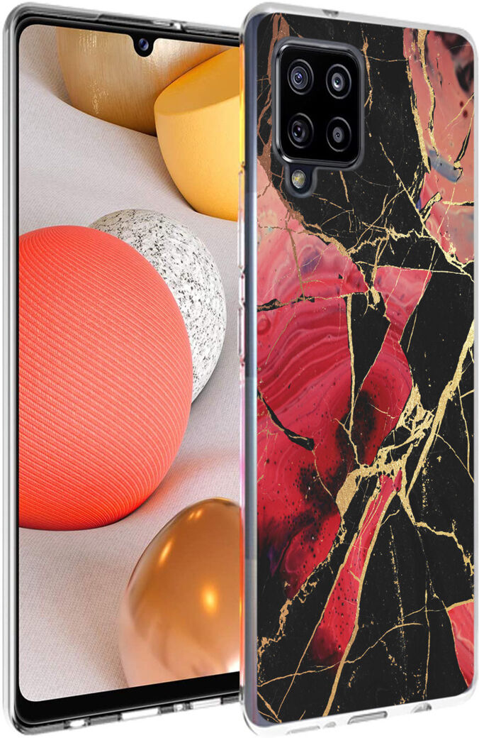 iMoshion Coque Design pour le Samsung Galaxy A42 - Marbre - Rouge iMoshion Coque Design pour le Samsung Galaxy A42 - Marbre - Rouge
