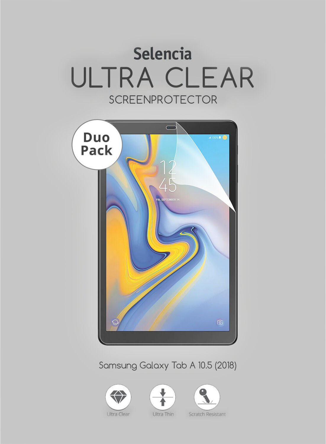 Selencia Protection d'écran Duo Pack Ultra Clear pour le Samsung Galaxy Tab A 10.5 (2018) Selencia Protection d'écran Duo Pack Ultra Clear pour le Samsung Galaxy Tab A 10.5 (2018)