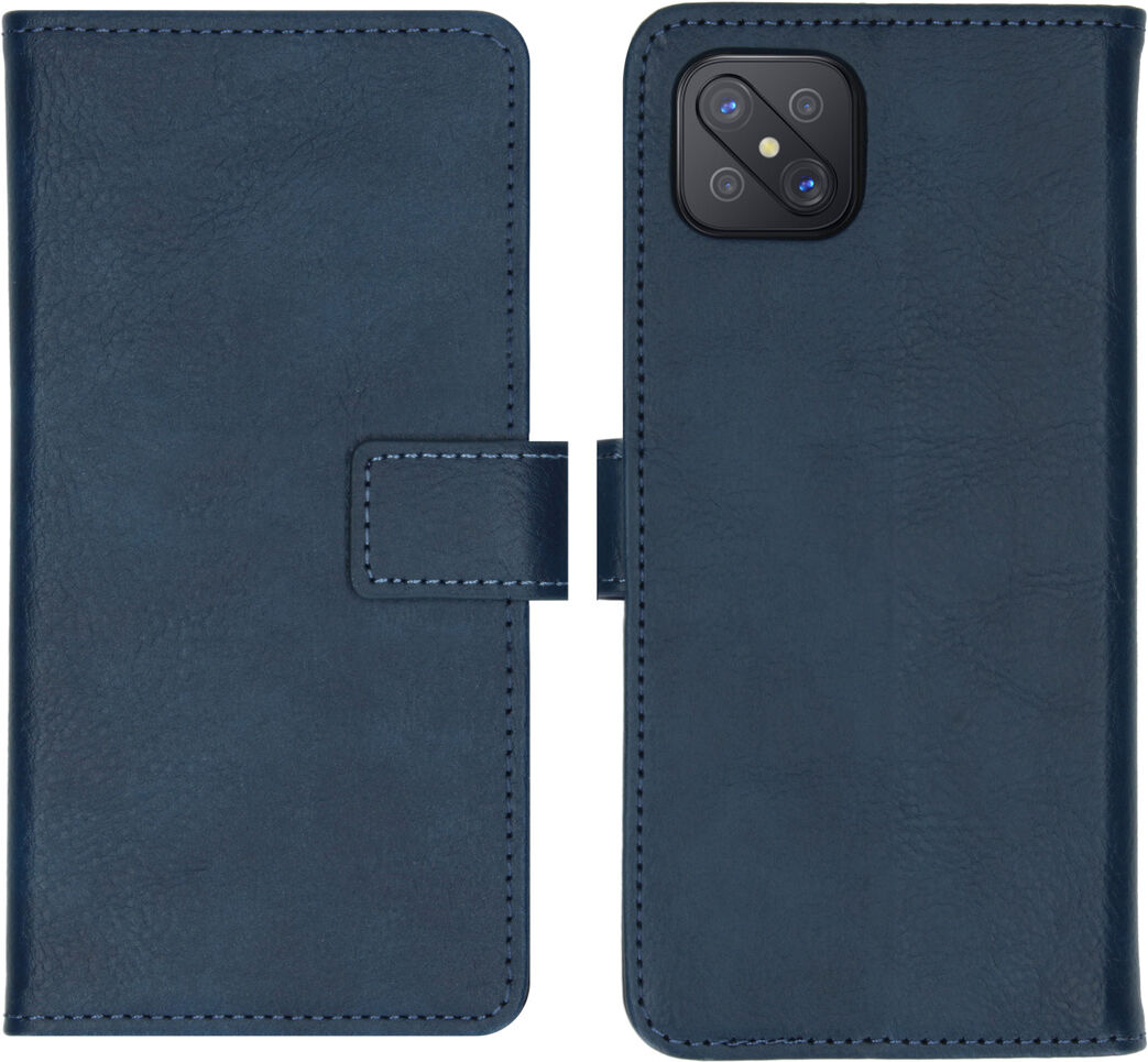 iMoshion Étui de téléphone portefeuille Luxe pour le Oppo Reno4 Z 5G - Bleu foncé iMoshion Étui de téléphone portefeuille Luxe pour le Oppo Reno4 Z 5G - Bleu foncé