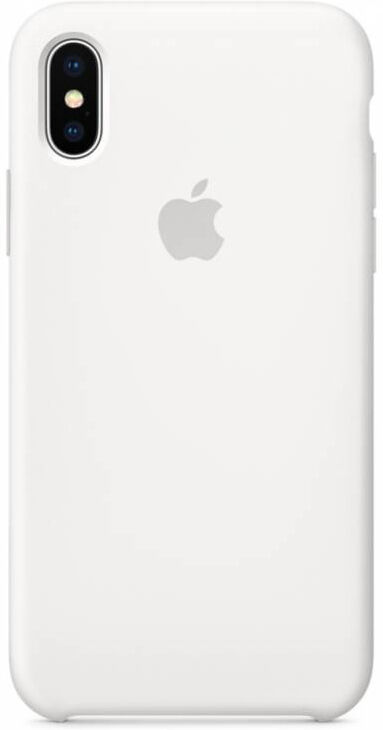 Apple Coque en silicone pour l'iPhone X - Blanc Apple Coque en silicone pour l'iPhone X - Blanc
