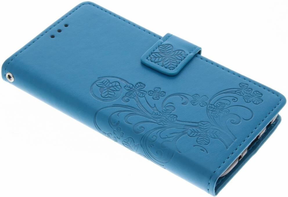 Coquedetelephone.fr Etui de téléphone Fleurs de Trèfle pour le Samsung Galaxy J5 (2017) - Turquoise