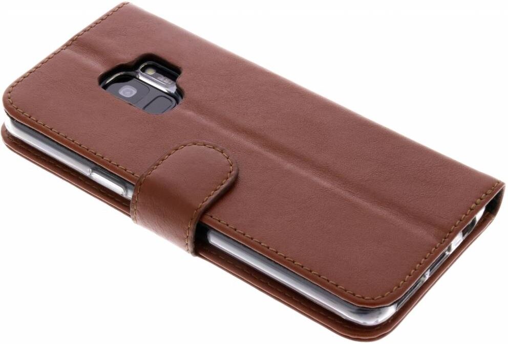 Valenta L'étui de téléphone Classic Luxe pour le Samsung Galaxy S9 - Brun Valenta L'étui de téléphone Classic Luxe pour le Samsung Galaxy S9 - Brun
