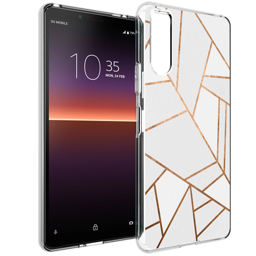 iMoshion Coque Design pour le Sony Xperia 10 II - White Graphic