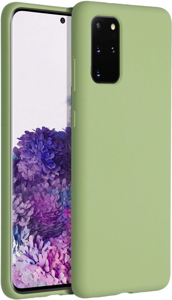 Accezz Coque Liquid Silicone pour le Samsung Galaxy S20 Plus - Vert