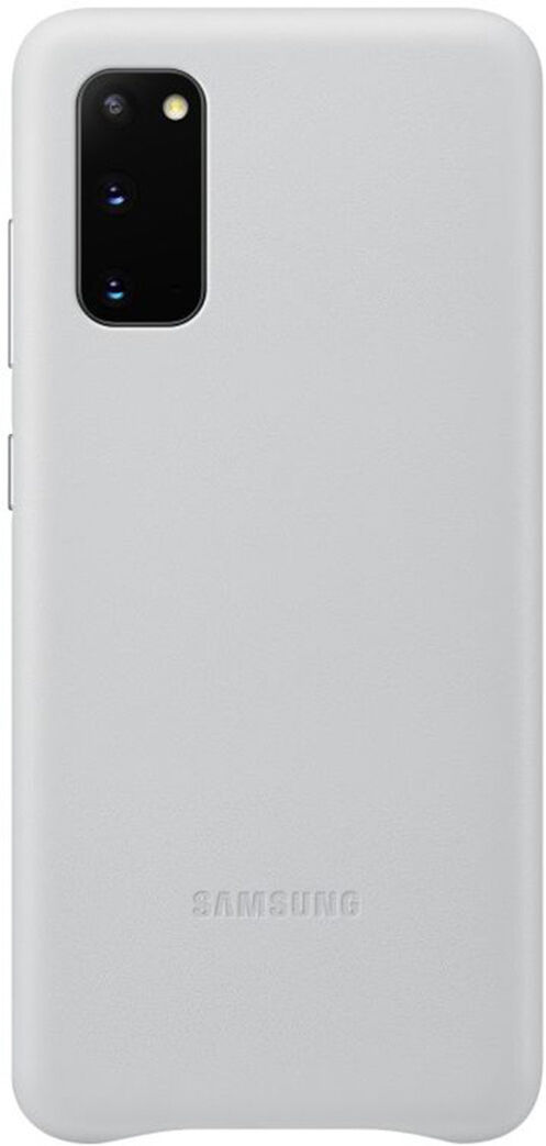 Samsung Coque Leather pour le Samsung Galaxy S20 - Gris Samsung Coque Leather pour le Samsung Galaxy S20 - Gris