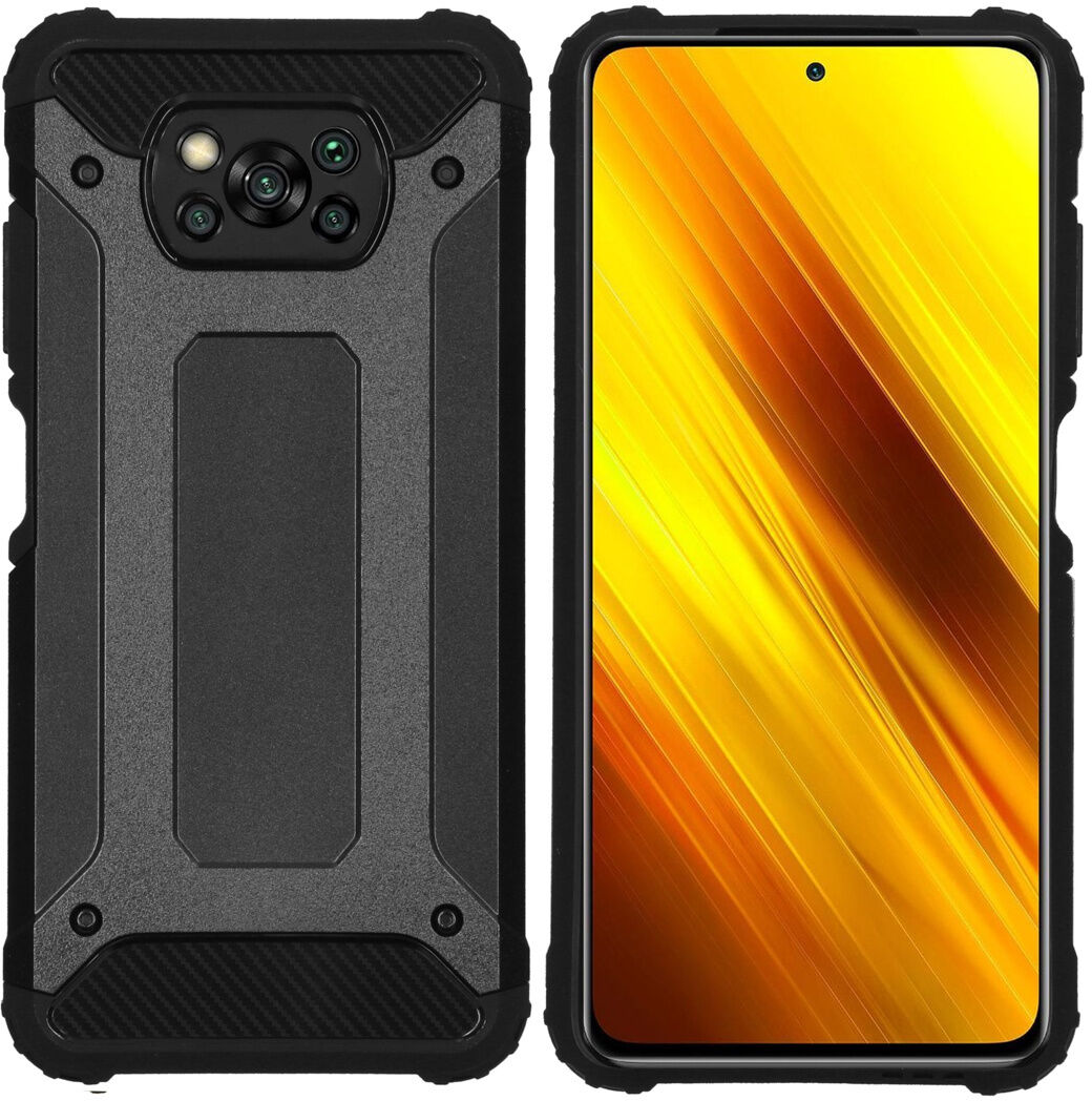 iMoshion Coque Rugged Xtreme pour le Xiaomi Poco X3 - Noir