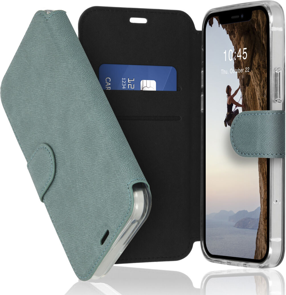 Accezz Étui de téléphone portefeuille Xtreme Wallet pour l'iPhone 12 (Pro) - Bleu clair