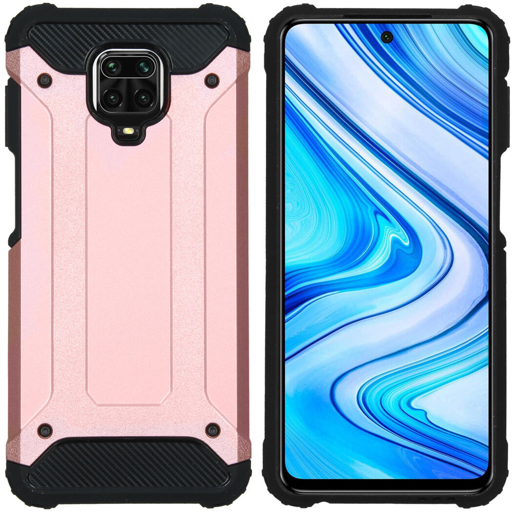 iMoshion Coque Rugged Xtreme pour le Xiaomi Redmi Note 9 Pro / 9S - Rose Champagne