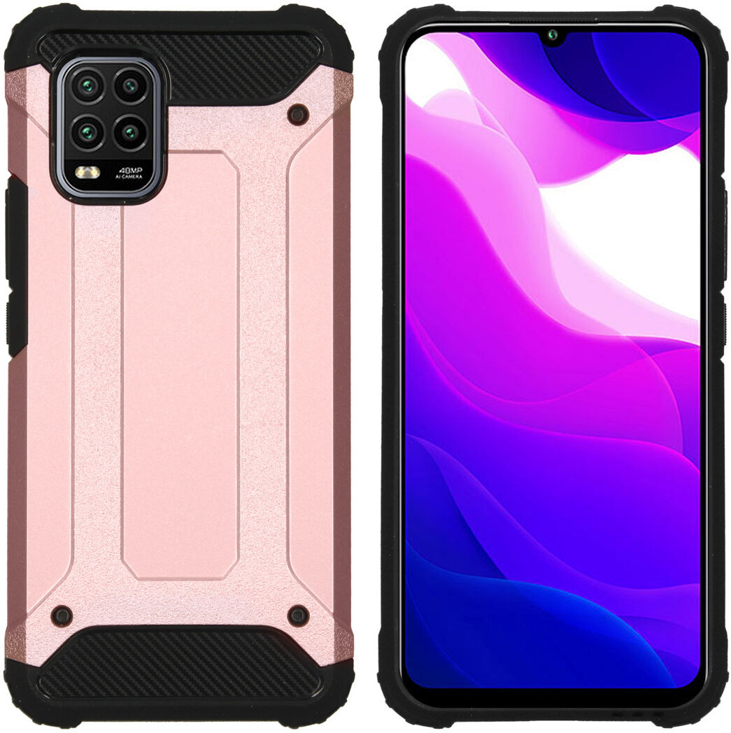 iMoshion Coque Rugged Xtreme pour le Xiaomi Mi 10 Lite - Rose Champagne