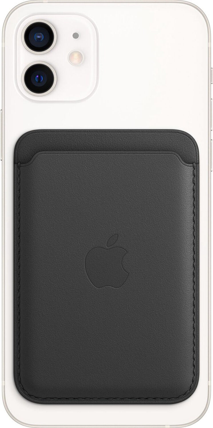 Apple Leather Wallet MagSafe - Black