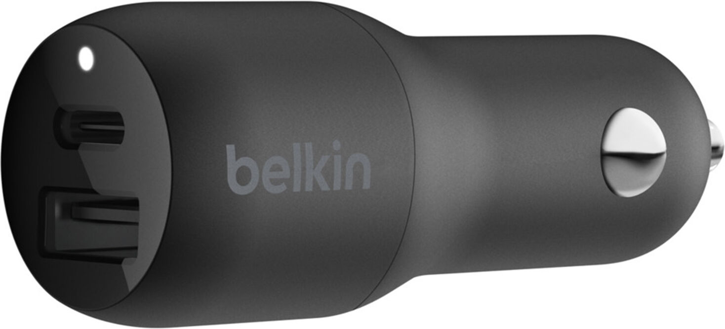 Belkin Boost↑Charge™ USB-C & USB Car Charger - 32W - Noir Belkin Boost↑Charge™ USB-C & USB Car Charger - 32W - Noir