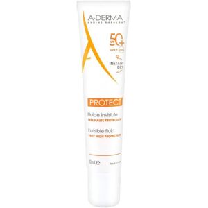 A-derma Protection Fluide Invisible Spf50+ 40ml One Size male - Publicité A-derma Protection Fluide Invisible Spf50+ 40ml One Size male - Publicité