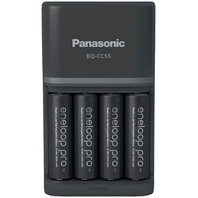 Eneloop Chargeur De Batterie Bq-cc55/+4aa Black One Size unisex - Publicité Eneloop Chargeur De Batterie Bq-cc55/+4aa Black One Size unisex - Publicité