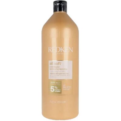 Après-shampoing All Soft de Redken - Traitement Hydratant pour Cheveux Secs et Abîmés 1000ml - Publicité Après-shampoing All Soft de Redken - Traitement Hydratant pour Cheveux Secs et Abîmés 1000ml - Publicité