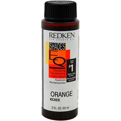 Coloration Semi-permanente Orange Kicker de Redken - Type de cheveux - Publicité Coloration Semi-permanente Orange Kicker de Redken - Type de cheveux - Publicité