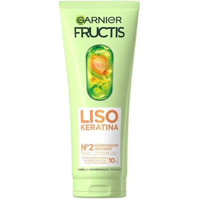 Après-shampoing No2 à la kératine de Garnier - Lissage - 200ml - Publicité Après-shampoing No2 à la kératine de Garnier - Lissage - 200ml - Publicité