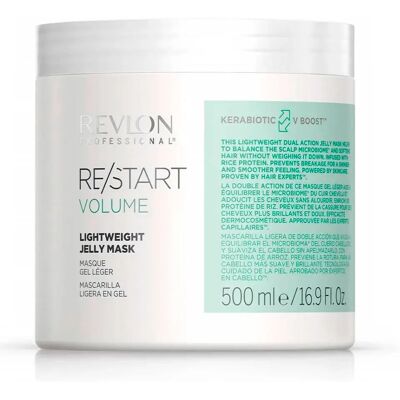 Revlon RE/START masque gel léger pour volume - 500 ml - Publicité Revlon RE/START masque gel léger pour volume - 500 ml - Publicité