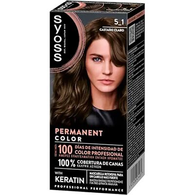 Syoss Coloration Permanente 5.1 Light Brown One Size - Publicité Syoss Coloration Permanente 5.1 Light Brown One Size - Publicité