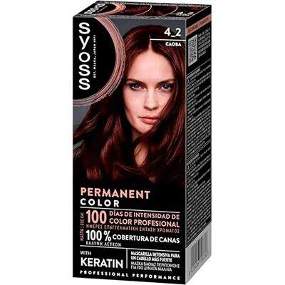 Syoss Coloration Permanente 4.2 Mahogany One Size - Publicité Syoss Coloration Permanente 4.2 Mahogany One Size - Publicité