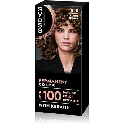 Syoss Coloration Permanente 5.8 Hazelnut Brown One Size - Publicité Syoss Coloration Permanente 5.8 Hazelnut Brown One Size - Publicité