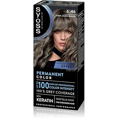 Syoss Coloration Permanente Cool 6.46 Dark Ash Blonde One Size - Publicité Syoss Coloration Permanente Cool 6.46 Dark Ash Blonde One Size - Publicité