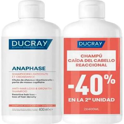 Ducray Shampooing Anti-chute Anaphase Growth 400ml 2 Unités One Size - Publicité Ducray Shampooing Anti-chute Anaphase Growth 400ml 2 Unités One Size - Publicité
