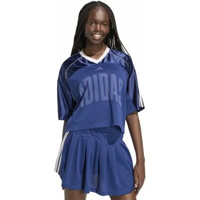 Adidas T-shirt à Manches Courtes Et Col En V Stadium Mesh Dark Blue XL Femme - Publicité Adidas T-shirt à Manches Courtes Et Col En V Stadium Mesh Dark Blue XL Femme - Publicité